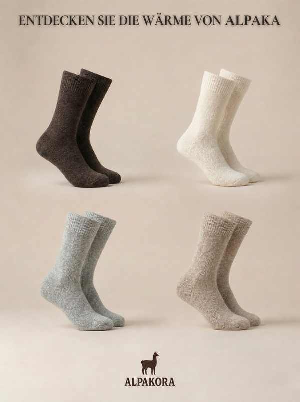 Alpaka-Wintersocken – Produktinformation auf Deutsch